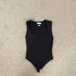 Aritzia Black Sleeveless Bodysuit